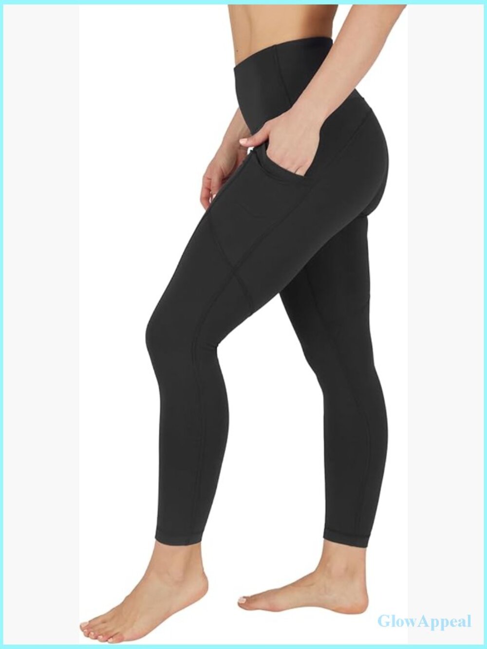 High Waist Power Flex Yoga Leggings with Pockets